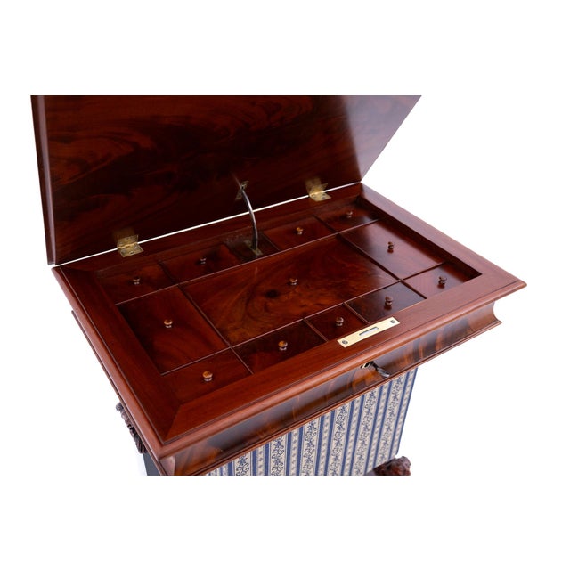 Biedermeier Sewing Table, Northern Europe, 1850s For Sale - Image 10 of 16