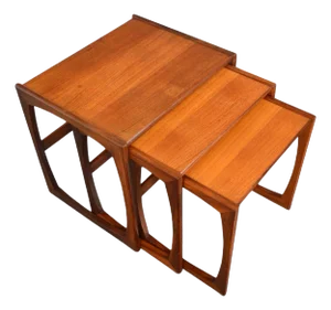 Set of G Plan Quadrille Nesting Tables in Teak