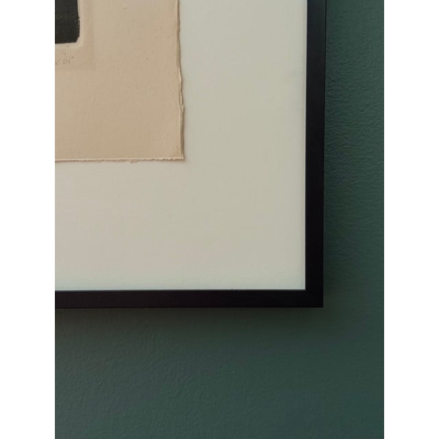 Black Robert Ernst Marx "Child Alone W/ Flower" Original Etching (1965) - Custom Framed With Museum Glass For Sale - Image 8 of 10