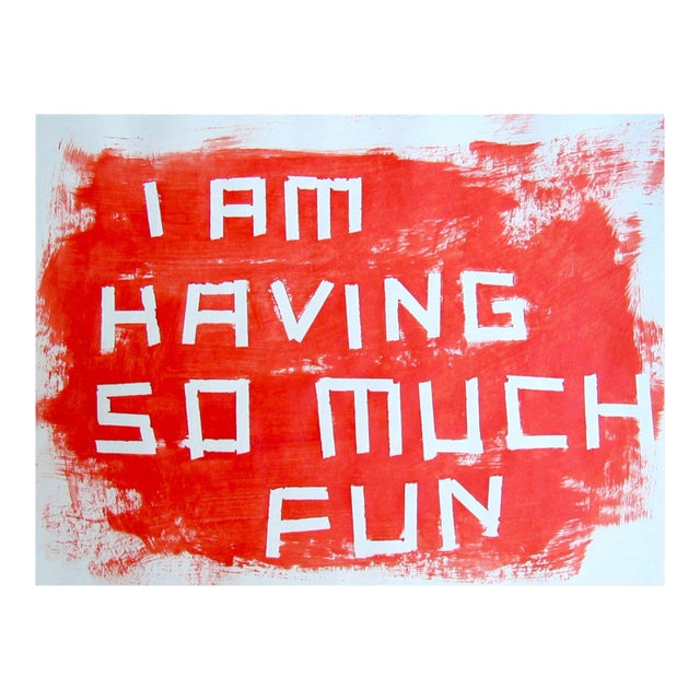Daniel Göttin "A12 - I Am Having So Much Fun", Painting For Sale