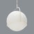 1970s Pendant with Spherical Diffuser, 1970s For Sale - Image 5 of 13