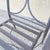 Late 20th Century Neoclassical Regency Aluminum & Steel Metal Outdoor Patio Arm Chair - Set of 4 For Sale - Image 9 of 12