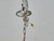 Transparent English Midcentury Nickel Bell Lantern With Glass Dome and Three Lights For Sale - Image 8 of 16