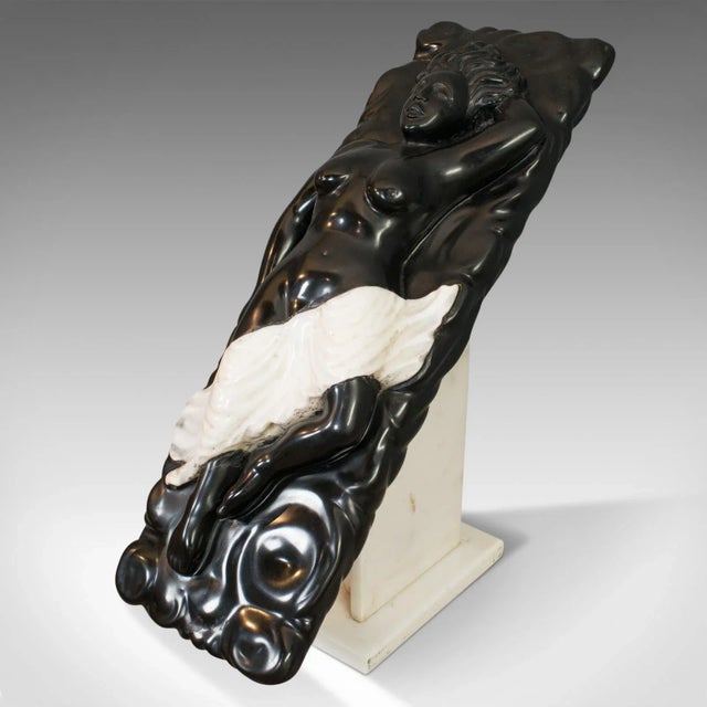 Early 21st Century Early 21st Century Craved Marble Female Form Decorative Sculpture For Sale - Image 5 of 13