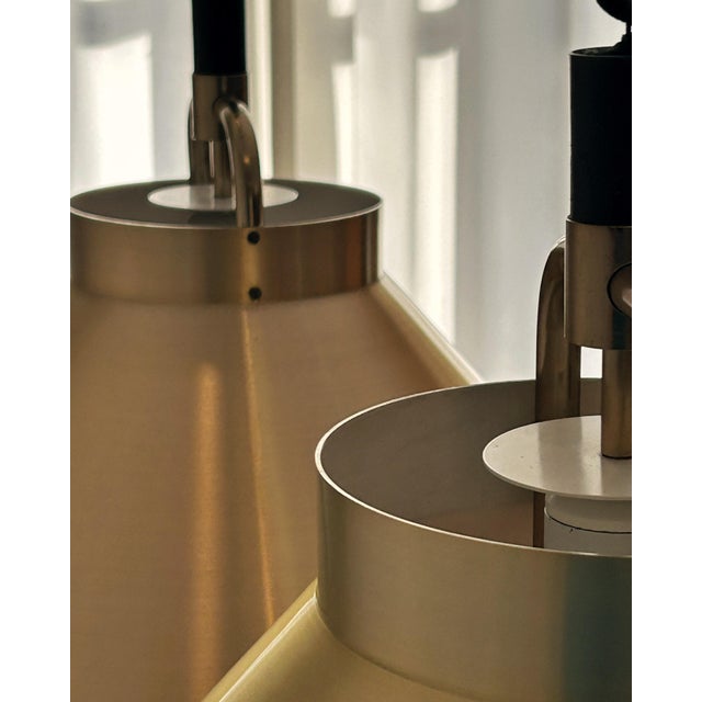 Fog & Mørup Danish Tarok Pendant Lamps by Jo Hammerborg for Fog & Mørup, 1970s, Set of 2 For Sale - Image 4 of 9