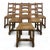Rustic Leather and Wood Chairs, Set of 6 For Sale - Image 9 of 9