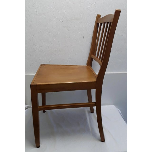 Wooden Side Chair, 1960s For Sale - Image 4 of 6
