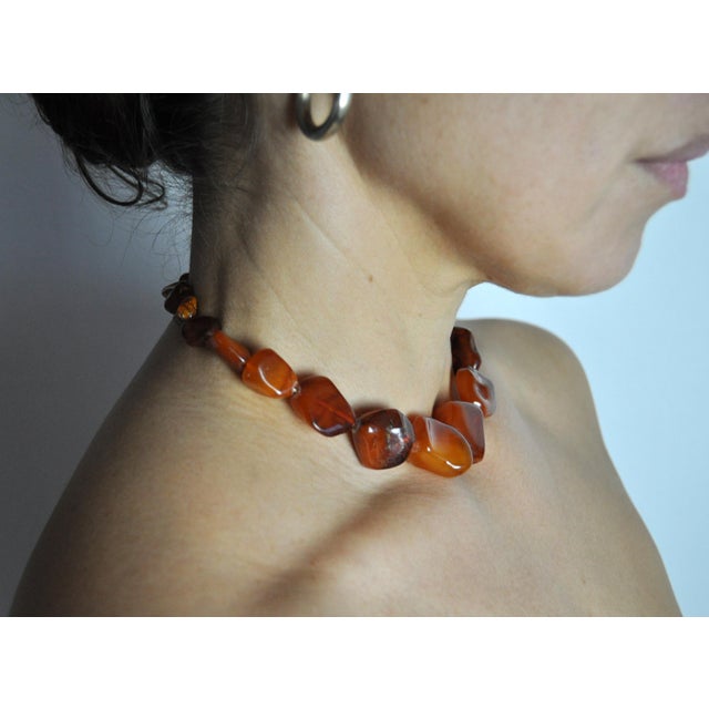 Art Deco Honey Amber Graduated Bead Necklace, 1920s For Sale - Image 10 of 11