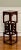 Mid 20th Century 20th Century Chinese Square Carved Rosewood Pedestal Stand With Marble Top For Sale - Image 5 of 12