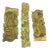 Gold Gilt Decorative Fragments - 3 Pieces For Sale