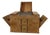 Mid-Century Modern Art Deco Style Burr Walnut Smoker's Cabinet, 1950s For Sale