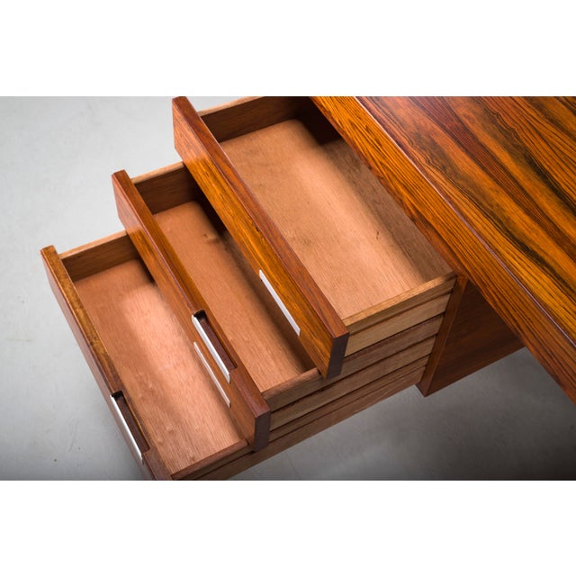 Mid-Century Modern Danish Desk in Teak from Dyrlund, 1960s For Sale - Image 14 of 18