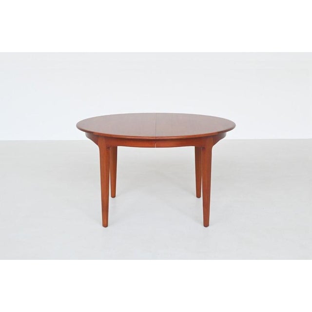 Model 62 Dining Table in Teak by Henning Kjaernulf for Soro Stolefabrik, Denmark, 1958 For Sale - Image 16 of 18
