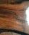 Mid-Century Modern 1960s Vintage Live Edge Wood Wall Mirror and Clock For Sale - Image 3 of 4