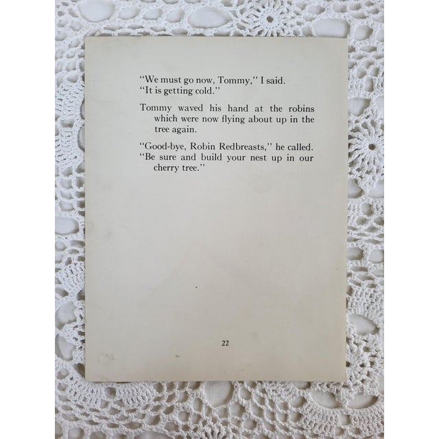 Farmhouse 1920s Robins & Bird House Art Print Reproduction For Sale - Image 3 of 3