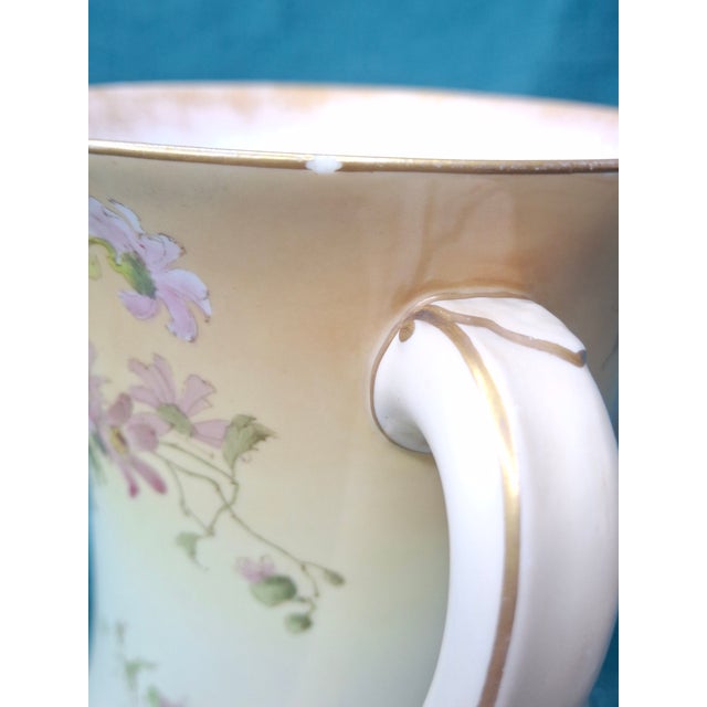 Ceramic Doulton Burslem Triple Handled Tyg Loving Cup Netilat Yadayim Ritual Cup C. 1891 For Sale - Image 7 of 11