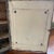 Vintage Industrial Steel Medicine Cabinet, Beveled Mirror, Wall Hung. Early 1900s For Sale - Image 4 of 9