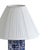 Stamp Blue Pleated Table Lamp For Sale - Image 4 of 6