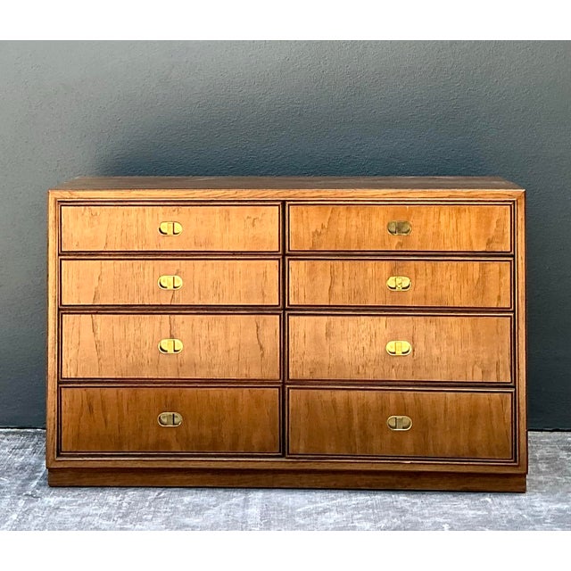 Vintage Drexel Campaign Dresser For Sale - Image 10 of 12