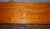 Vintage Yew Wood Military Campaign Sideboard Bank of Drawers with Brass Handles For Sale - Image 13 of 18