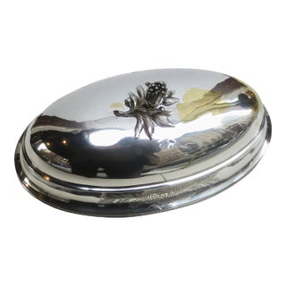 Christofle Silver Plate Serving Dome Circa 1900 For Sale