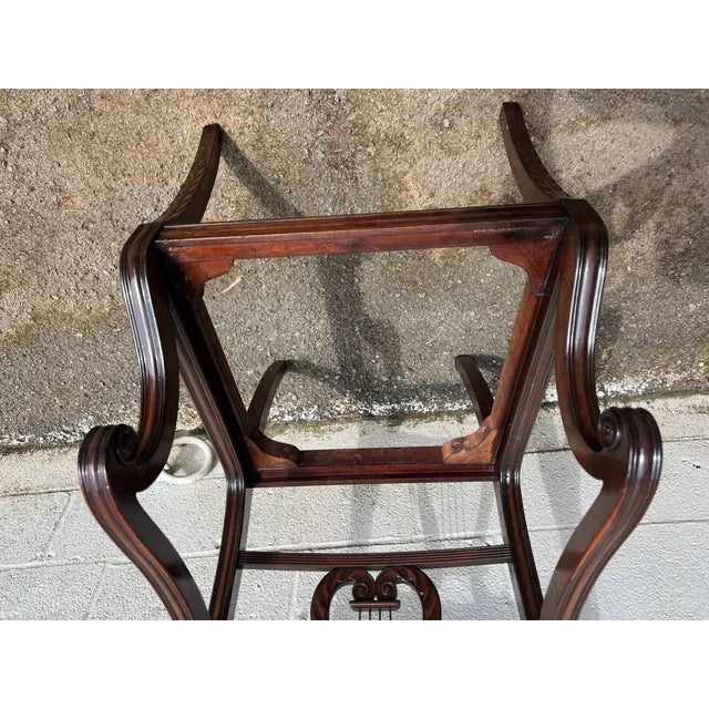 Early 20th Century Mahogany Lyre Back Dining Chairs - Set of 8 For Sale - Image 11 of 11