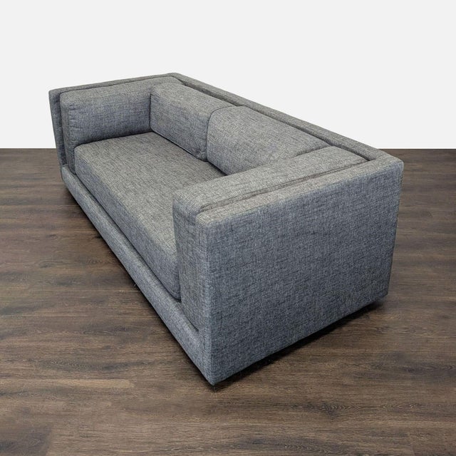 Modern Cb2 Bolla Modern Grey 3-Seat Sofa For Sale - Image 3 of 10