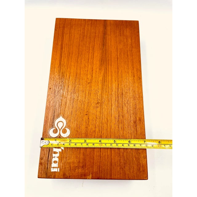 Mid-Century 9-Piece Asian Brass Barstool Set in Original Custom Case For Sale - Image 10 of 13