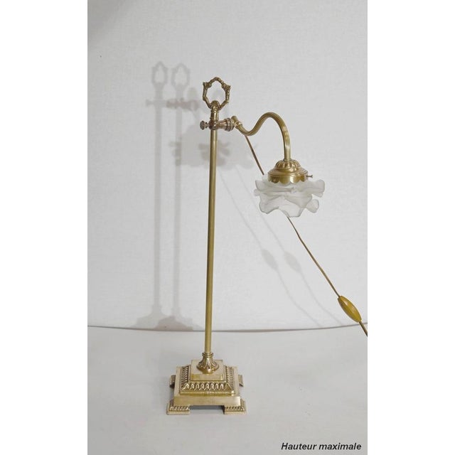 Art Deco Tulip Table Lamp, 1920s For Sale - Image 9 of 16