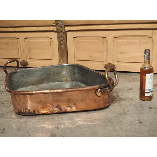 Heavy Antique French Copper Turbotiere Poacher, Maison Gaillard Paris, C. 1850 For Sale - Image 9 of 13