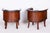 Blue Czech Art Deco Armchairs in Oak by F. and H. Gessner, 1920s, Set of 2 For Sale - Image 8 of 9