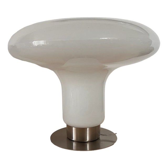 Murano Glass Mushroom Table Lamp, 1980s For Sale