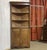 19th century English corner cabinet in oak, mahogany and fir. Furniture that can be disassembled into 2 parts. H=2.11m...