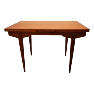 Italian Extendable Dining Table in Oak, 1960s For Sale