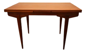 Italian Extendable Dining Table in Oak, 1960s