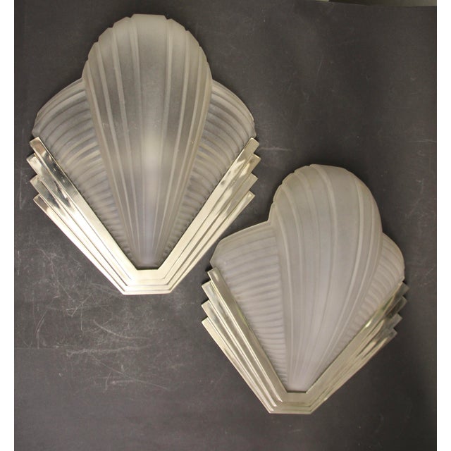 Art Deco French Wall Lights from Atelier Petitot, 1920s, Set of 2 For Sale - Image 17 of 17