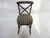 Farmhouse Bent Wood Cross Back Dining Chair With Caned Seat and Cushion For Sale - Image 3 of 11