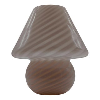Murano Glass Mushroom Table Lamp from Venini, Italy, 1970s For Sale