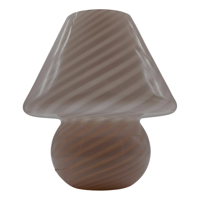 Murano Glass Mushroom Table Lamp from Venini, Italy, 1970s For Sale