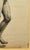 Black Henry Arthur Roberts after Drölling, Pre-Second Republic French Academy Life Study of Standing Male Nude, 1800s, Charcoal & Pencil on Paper For Sale - Image 8 of 18