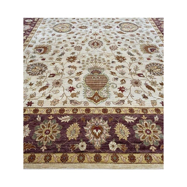 10x14 Handwoven Indian Agra Area Rug - 107053 For Sale - Image 11 of 13
