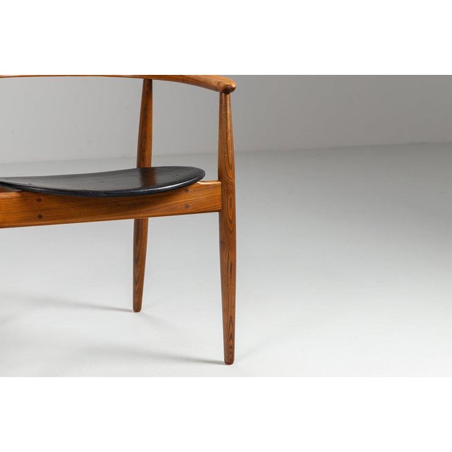 Black ST-750 Armchair by Niels Eilersen for Arne Wahl Iversen, 1959 For Sale - Image 8 of 18