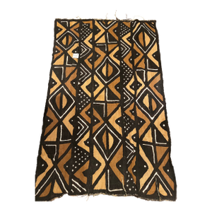 Vintage African Mud Cloth – Handwoven & Hand-Dyed Textile