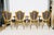 Set of Four Vintage Thomas W. Morgan Hand-Painted Neoclassical Gilt Armchairs For Sale - Image 10 of 14