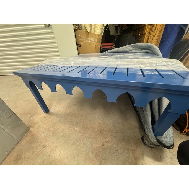 Coastal Oomph Outdoor Cocktail Table For Sale - Image 3 of 5