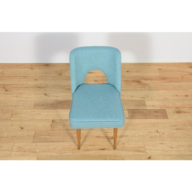 Wood Shell Chairs from Bydgoszcz Furniture Factory, Poland, 1960s, Set of 6 For Sale - Image 7 of 17