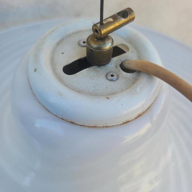Murano Glass Spiral Pendant Light, 1970s For Sale - Image 14 of 15