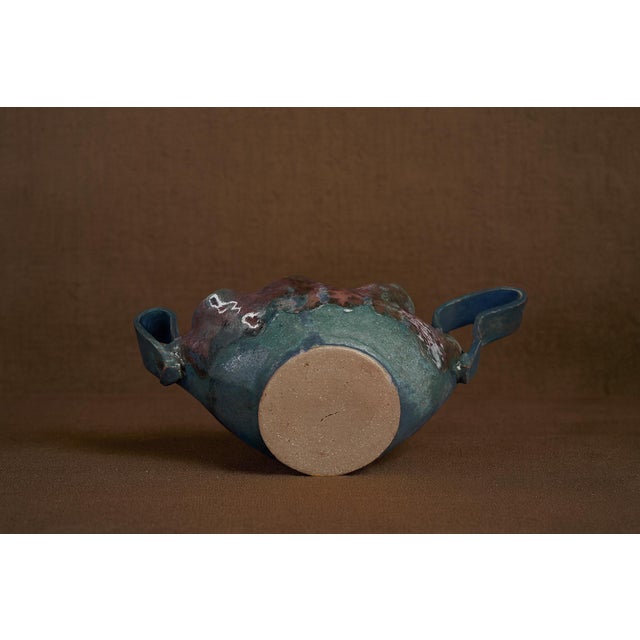 Postmodern Sculptural Vessel (1980s) For Sale - Image 3 of 3