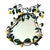 Vintage Italian Lemon Tole Girandole Mirror For Sale - Image 4 of 10