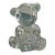 VTG Waterford Crystal Teddy Bear W Block Figurine Paperweight 3" Made in Ireland For Sale